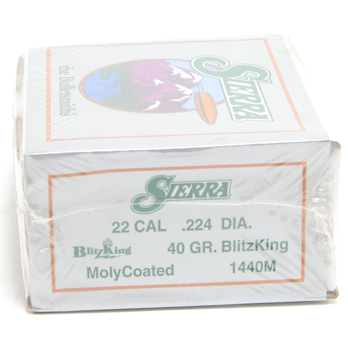 Sierra .224 / 22 40 Grain Blitzking Moly Coated (500)