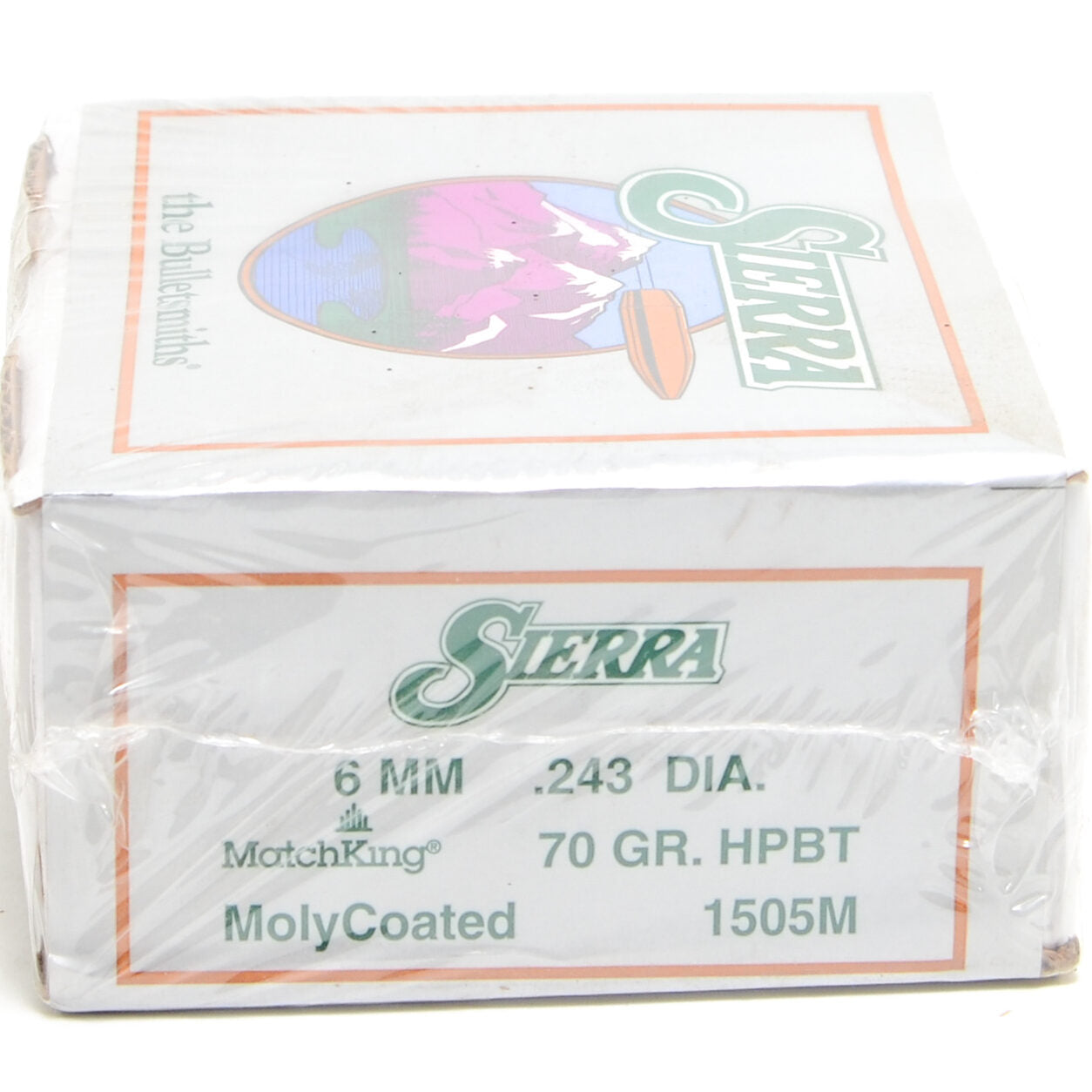 Sierra .243 / 6mm 70 Grain Hollow Point Boat Tail Moly Coated (500)