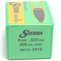 Sierra .323 / 8mm 200 Grain Hollow Point Boat Tail MatchKing (100)