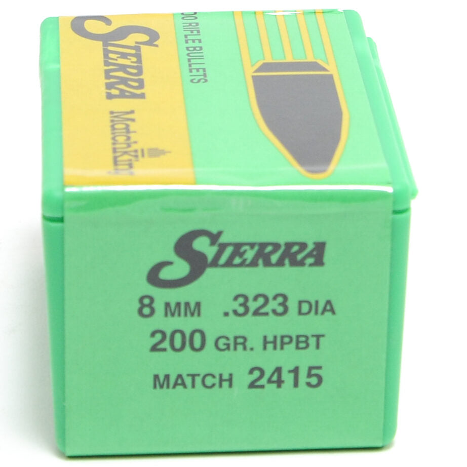Sierra .323 / 8mm 200 Grain Hollow Point Boat Tail MatchKing (100)