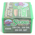 Sierra .338 / 338 250 Grain Spitzer Gameking (50)