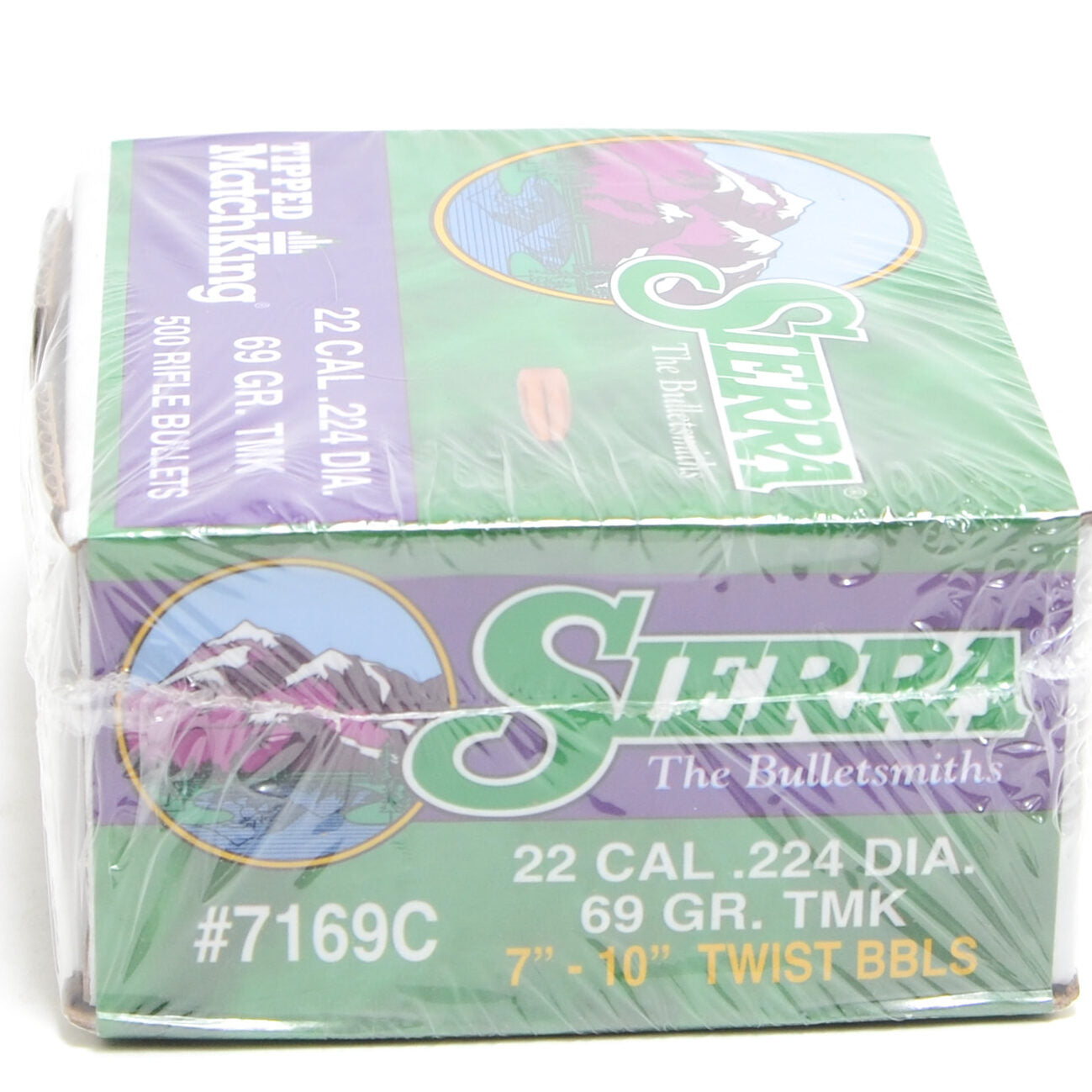 Sierra .224 Diameter 69 Grain Polymer Tip Tipped MatchKing Bullets
