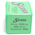 Sierra .4295 / 44 220 Grain Flat Point Jacketed Match (100)