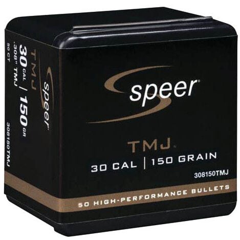 Speer .308 Diameter 150 Grain Round Nose TMJ 50 Count Bullets