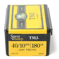 Speer .400 Diameter 180 Grain Round Nose TMJ Bullets