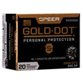 Speer Ammunition 10mm Auto 200 Grain Bonded Jacketed Hollow Point 20 Count