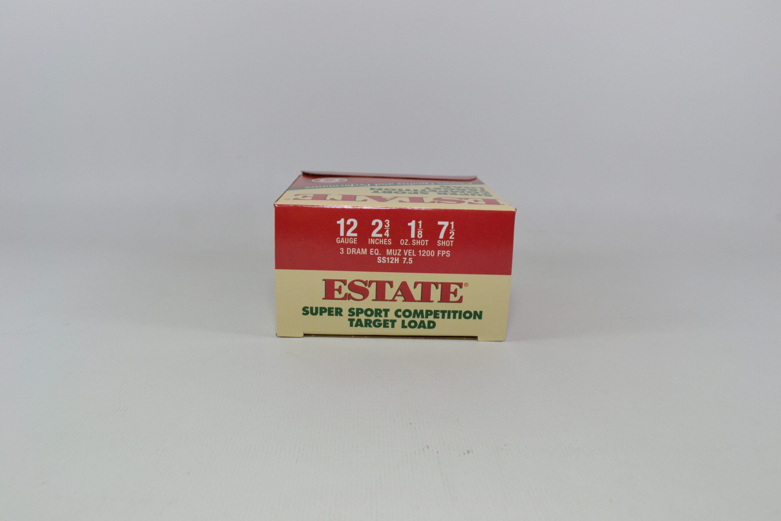 Estate Ammunition 12 Gauge 2-3/4" #7.5 1 1/8 oz Shot 25 Count