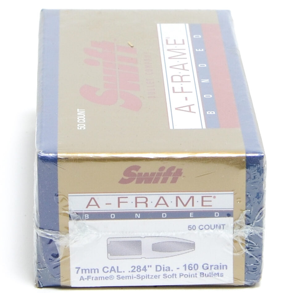 Swift .284 / 7mm 160 Grain A-Frame Semi-Spitzer (50)