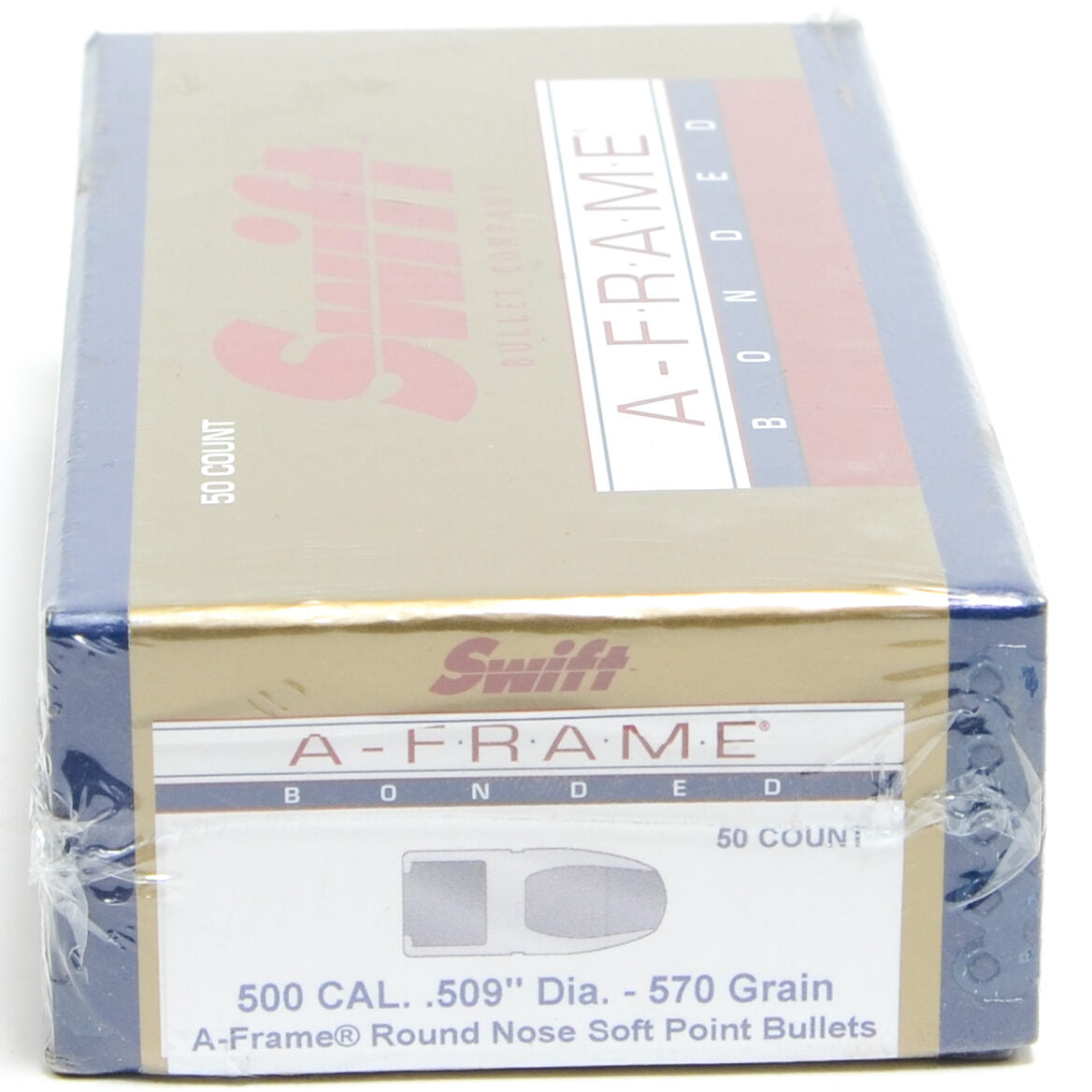 Swift .509 / 500 570 Grain A-Frame Round Nose (50)