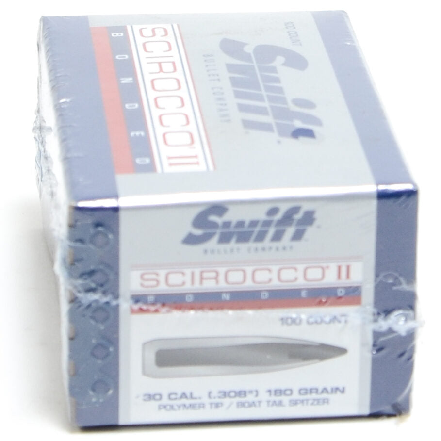 Swift Scirocco .308 / 30 180 Grain Boat Tails (100)