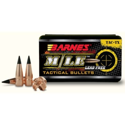 Barnes .308 Diameter 120 Grain Polymer Tip TAC-TX 50 Count Bullets