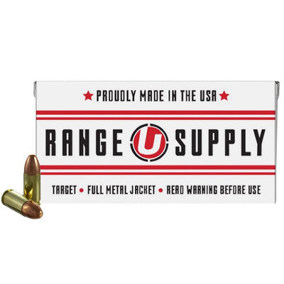 Underwood Range Supply Ammunition 9mm Luger 147 Grain Full Metal Jacket Box of 50
