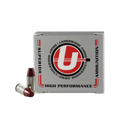 Underwood Ammunition 9mm Luger +P 147 Grain Fluted Box of 20