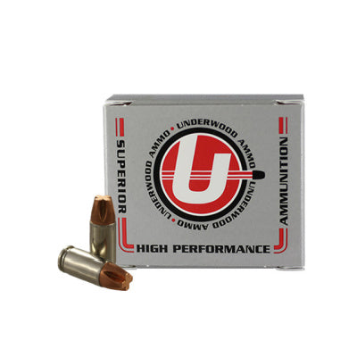 Underwood Ammunition 9mm Luger +P 115 Grain Lehigh Xtreme Penetrator Fluted Box of 20