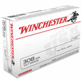 Winchester Ammunition 308 Winchester 147 Grain Full Metal Jacket 20 Count