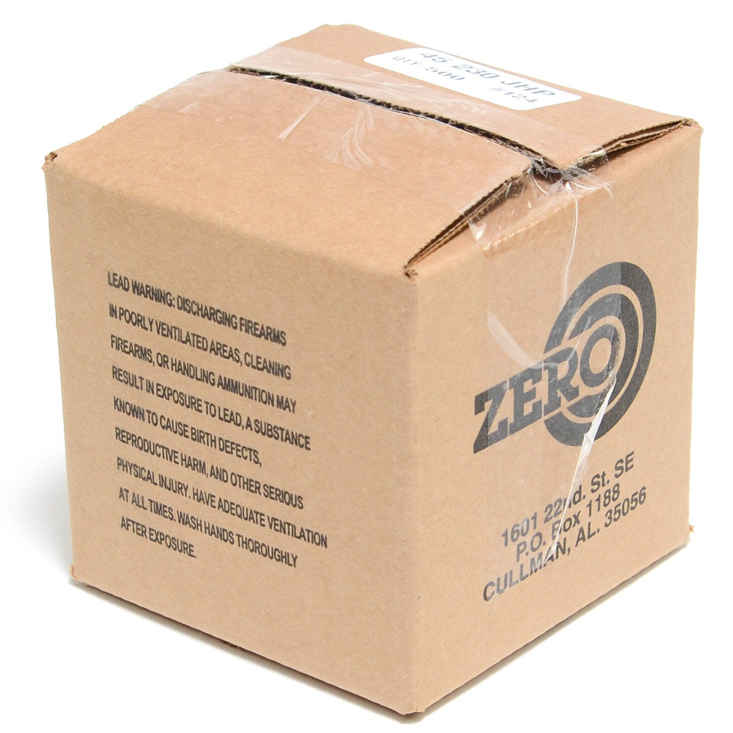 Zero Bullet Company .451 Diameter 230 Grain Jacketed Hollow Point