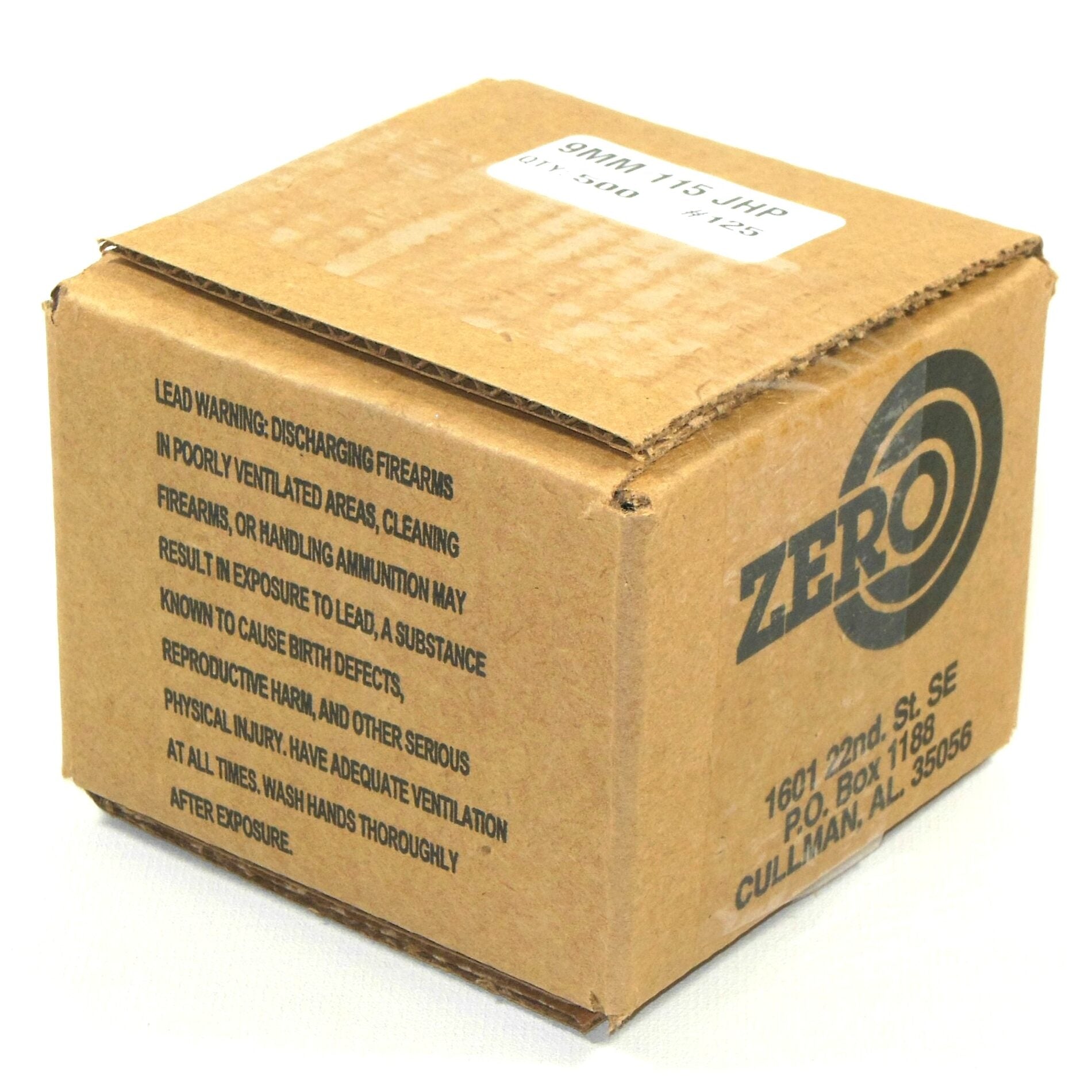 Zero Bullet Company .355 Diameter 115 Grain Jacketed Hollow Point 500 ...