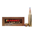 Barnes Ammunition 243 Winchester 80 Grain Solid Polymer Tip 20 Count