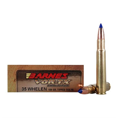 Barnes Ammunition 35 Whelen 180 Grain Solid Polymer Tip 20 Count