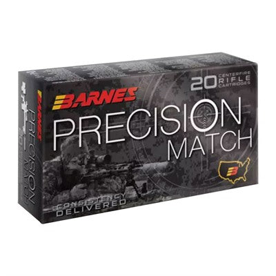 Barnes Ammunition 308 Winchester 175 Grain Open Tip Match 20 Count