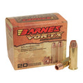 Barnes Ammunition 44 Remington Magnum 225 Grain Solid Hollow Point 20 Count