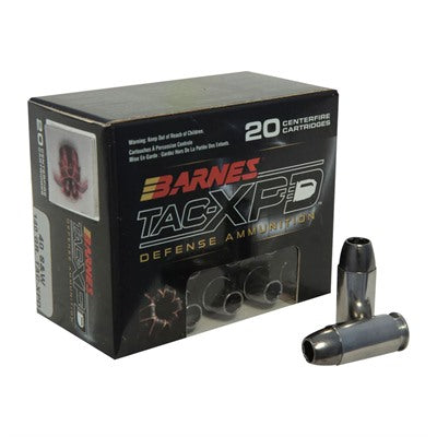 Barnes Ammunition 40 S&W 140 Grain Solid Hollow Point 20 Count
