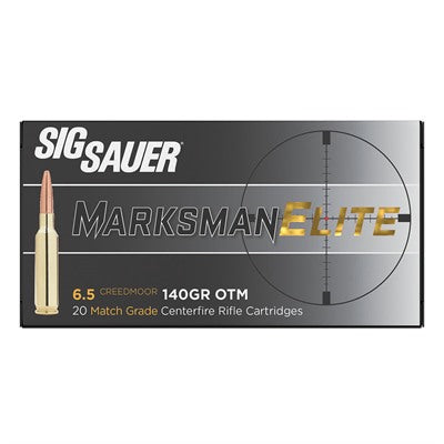 Sig Sauer Ammunition 6.5 Creedmoor 140 Grain Open Tip Match 20 Count