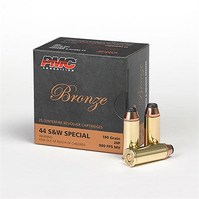 PMC Ammunition 44 Special 180 Grain Jacketed Hollow Point 25 Count