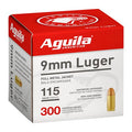 Aguila Ammunition 9mm Luger 115 Grain Full Metal Jacket 300 Count