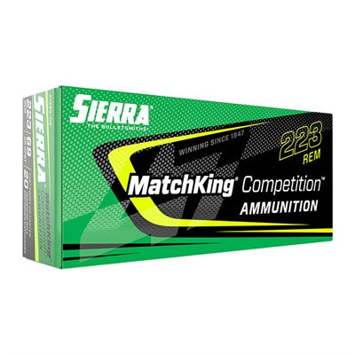 Sierra Ammunition 223 Remington 69 Grain Hollow Point Boat Tail 20 Count