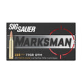 Sig Sauer Ammunition 223 Remington 77 Grain Open Tip Match 20 Count
