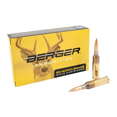 Berger Ammunition 6mm Creedmoor 95 Grain Boat Tail Hollow Point 20 Count