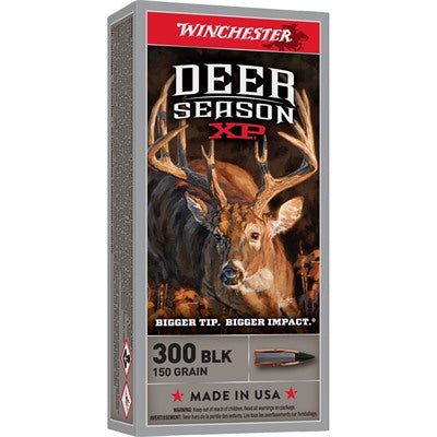 Winchester Ammunition 300 AAC Blackout 150 Grain Polymer Tip 20 Count