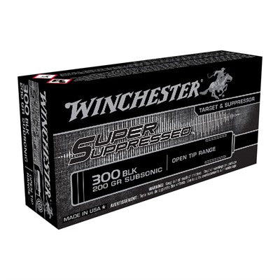 Winchester Ammunition 300 AAC Blackout 200 Grain Open Tip Match 20 Count