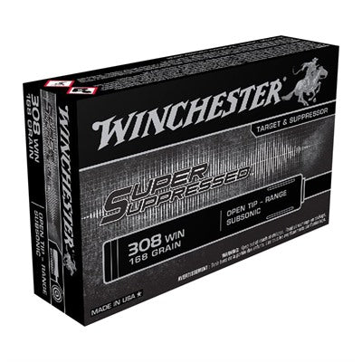 Winchester Ammunition 308 Winchester 185 Grain Open Tip Match 20 Count
