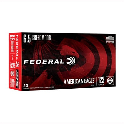 Federal Ammunition 6.5 Creedmoor 120 Grain Total Metal Jacket 20 Count