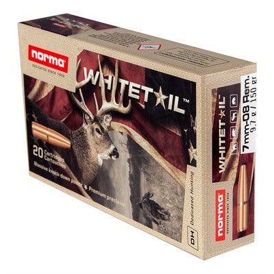 Norma Ammunition 7mm-08 Remington 150 Grain Soft Point 20 Count