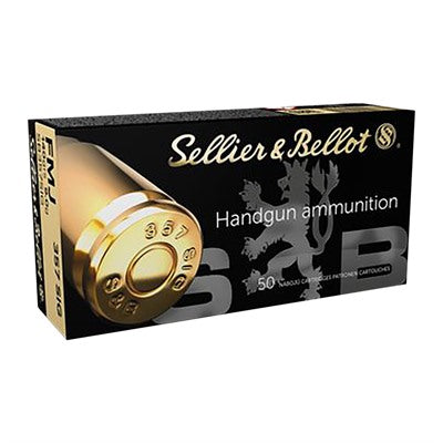 Sellier & Bellot Ammunition 357 Magnum 158 Grain Lead Flat Nose 50 Count
