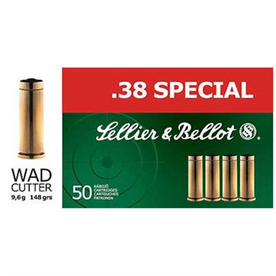 Sellier & Bellot Ammunition 38 Special 158 Grain Soft Point 50 Count