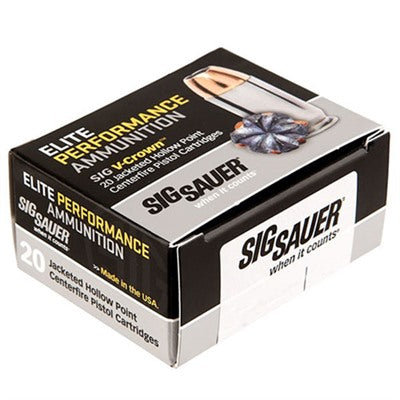 Sig Sauer Ammunition 45 ACP 230 Grain Jacketed Hollow Point 20 Count