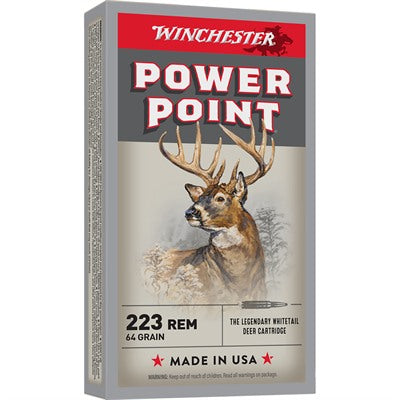 Winchester Ammunition 223 Remington 64 Grain Soft Point 20 Count