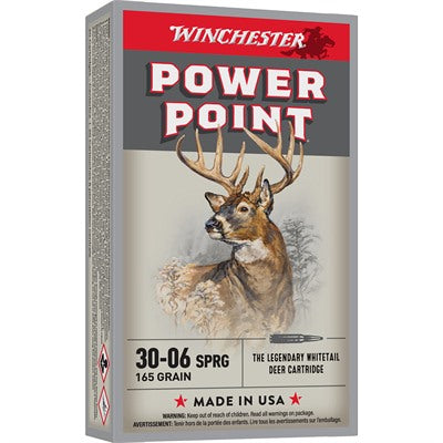 Winchester Ammunition 30-06 Springfield 165 Grain Pointed Soft Point 20 Count