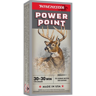 Winchester Ammunition 30-30 Winchester 170 Grain Jacketed Soft Point 20 Count