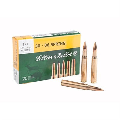 Sellier & Bellot Ammunition 308 Winchester 147 Grain Full Metal Jacket 20 Count