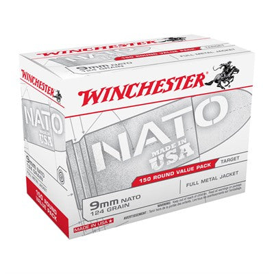 Winchester Ammunition 9mm Luger 124 Grain Full Metal Jacket
