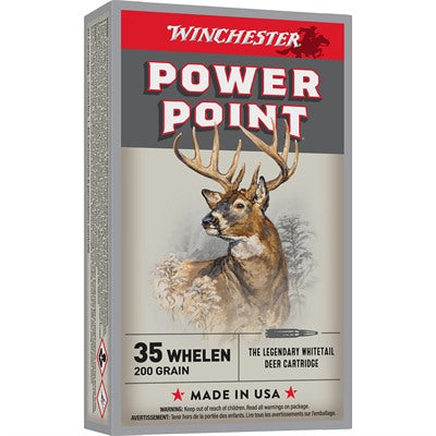 Winchester Ammunition 35 Whelen 200 Grain Jacketed Soft Point 20 Count