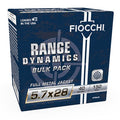 Fiocchi Ammunition 5.7X28mm FN 40 Grain Full Metal Jacket 150 Count
