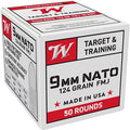 Winchester Ammunition 9mm Luger 124 Grain Full Metal Jacket