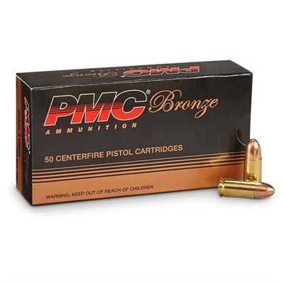 PMC Ammunition 9mm Luger 147 Grain Full Metal Jacket 50 Count