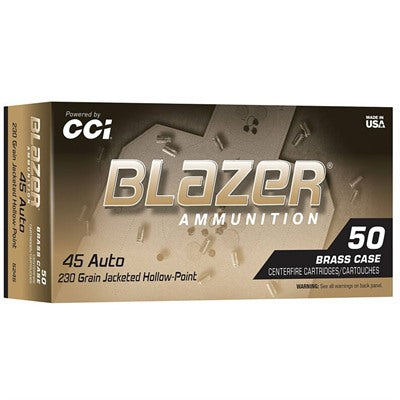 CCI Ammunition 45 ACP 230 Grain Jacketed Hollow Point 50 Count